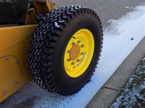 skid steer tires for snow|snow tires for bobcat.